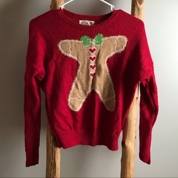 hollister christmas sweater